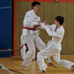 Sparring Männer Orange Jonas und Kai (von links)